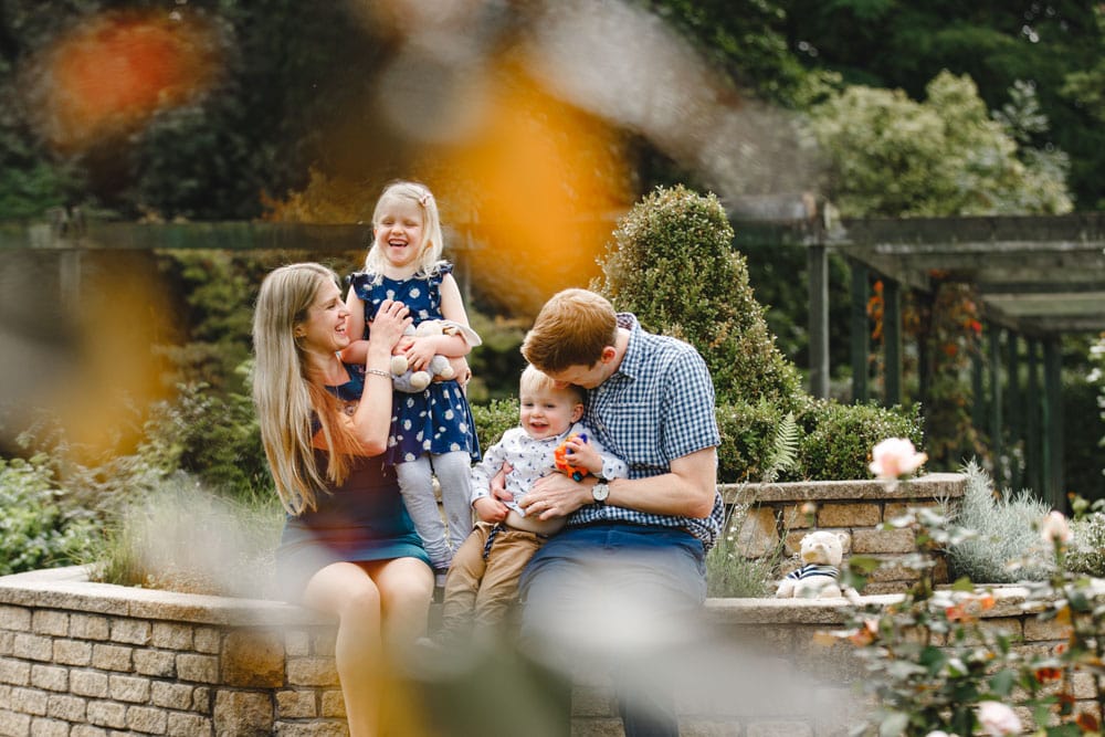 Family Portrait at Fletcher Moss Didsbury
